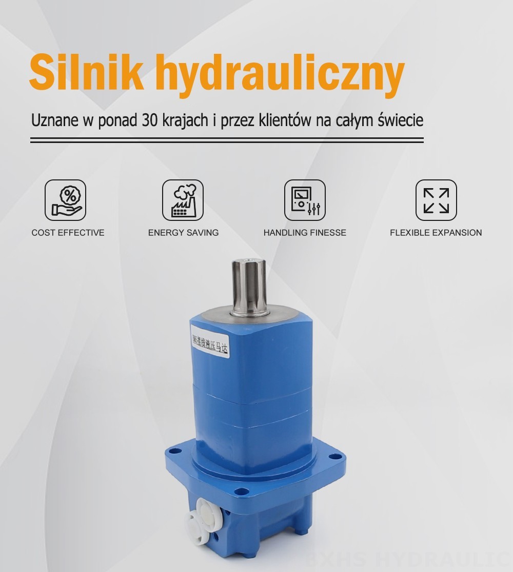Silnik hydrauliczny BM5_Cycloidalny 80 cm³/obr 75 l/min Silnik hydrauliczny
